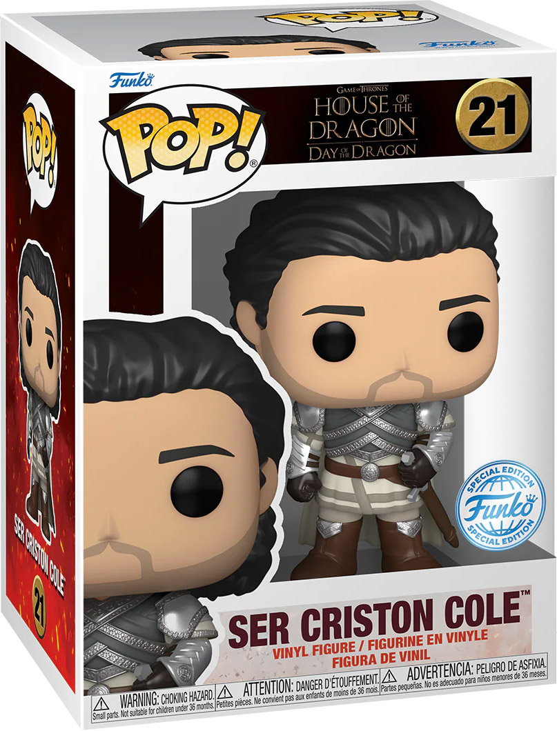 Funko Pop! Ser Criston Cole - House Of The Dragon - Exclusivité - Figurine Vinyle 9.5 Cm - Collection