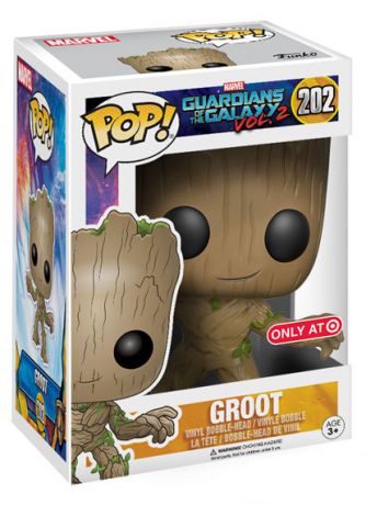 Figurine Funko Pop Les Gardiens de la Galaxie 2 [Marvel] #202 Groot - 25 cm