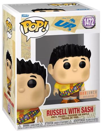 Figurine Funko Pop Là-Haut [Disney] #1472 Russell avec écharpe