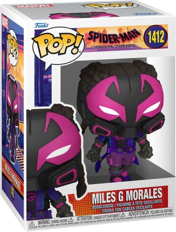 Figurine Funko Pop Spider-Man : Across the Spider-Verse [Marvel] #1412 Miles G Morales (Prowler Earth-42)