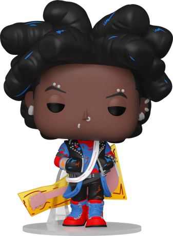 Figurine Funko Pop Spider-Man : Across the Spider-Verse [Marvel] #1411 Spider-Punk (Démasqué)