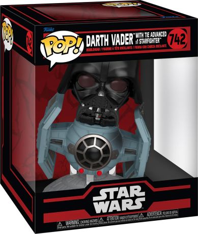 Figurine Funko Pop Star Wars 7 : Le Réveil de la Force #742 Dark Vador avec TIE Advanced X1 Starfighter
