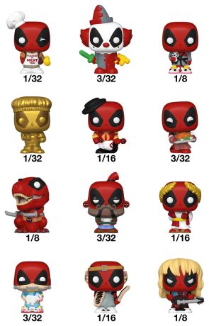 Figurine Funko Pop Deadpool [Marvel] Bitty Pop à l'unité