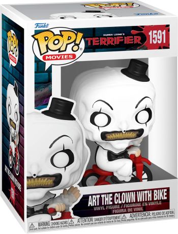 Figurine Funko Pop Terrifier #1591 Art le Clown avec vélo