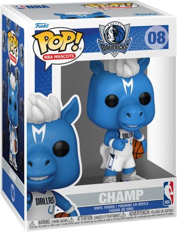 Figurine Funko Pop NBA #08 Mascotte Dallas Mavericks Champ