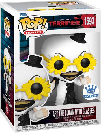 Figurine Funko Pop Terrifier #1593 Art le Clown avec lunettes