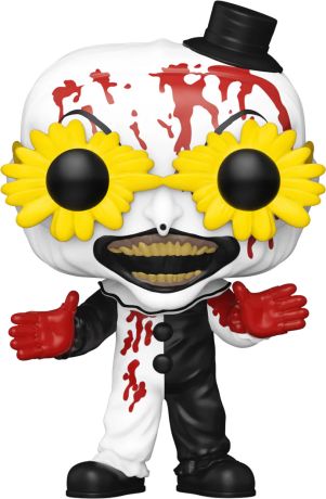 Figurine Funko Pop Terrifier #1593 Art le Clown avec lunettes - Ensanglanté [Chase]