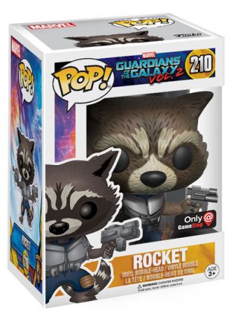 Figurine Funko Pop Les Gardiens de la Galaxie 2 [Marvel] #210 Rocket le raton laveur