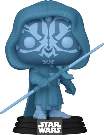Figurine Funko Pop Star Wars 1 : La Menace fantôme #740 Dark Maul avec double sabre laser - Glow in the Dark