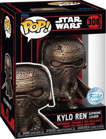 Figurine Funko Pop Star Wars 9 : L'Ascension de Skywalker #308 Kylo Ren Supreme Leader - Bronze