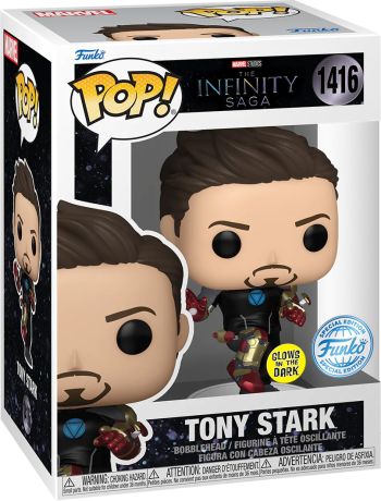 Figurine Funko Pop The Infinity Saga [Marvel] #1416 Tony Stark - Glow in the Dark