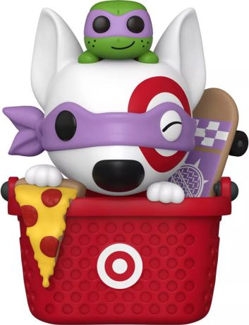 Figurine Funko Pop Icônes de Pub #242 Target Bullseye en masque de ninja avec Donnie [Chase]