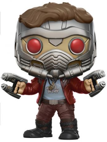 Figurine Funko Pop Les Gardiens de la Galaxie 2 [Marvel] #198 Star-Lord [Chase]