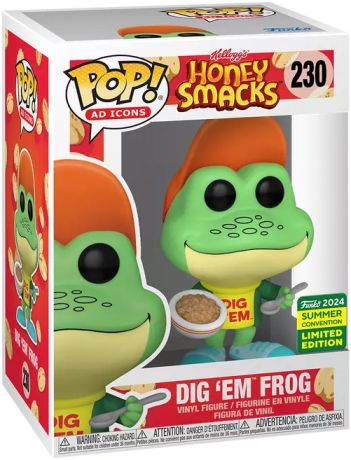 Figurine Funko Pop Icônes de Pub #230 Dig'Em Frog - Kellogg's Honey Smacks