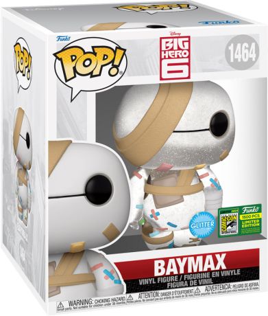 Figurine Funko Pop Les Nouveaux Héros [Disney] #1464 Baymax - Glitter - 15 cm