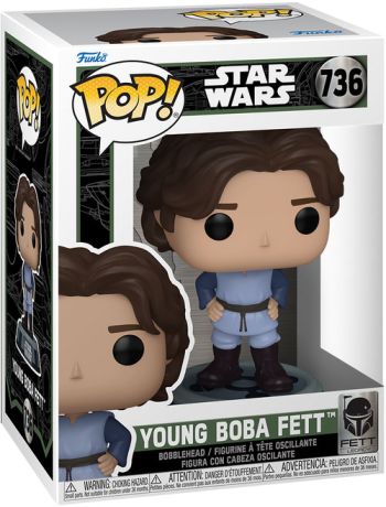 Figurine Funko Pop Star Wars : L'héritage de Boba Fett #736 Boba Fett Jeune