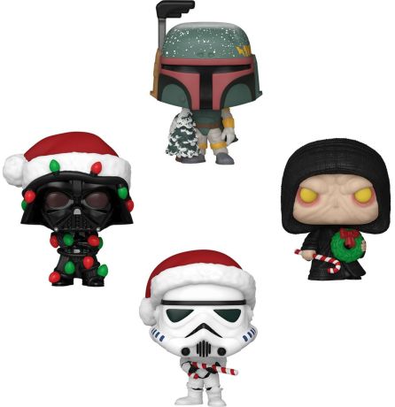 Figurine Funko Pop Star Wars : Noël Star Wars Pack - Pocket