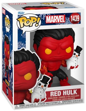 Figurine Funko Pop Marvel Comics #1439 Hulk Rouge (Noël)