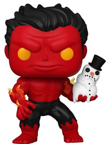 Figurine Funko Pop Marvel Comics #1439 Hulk Rouge (Noël)
