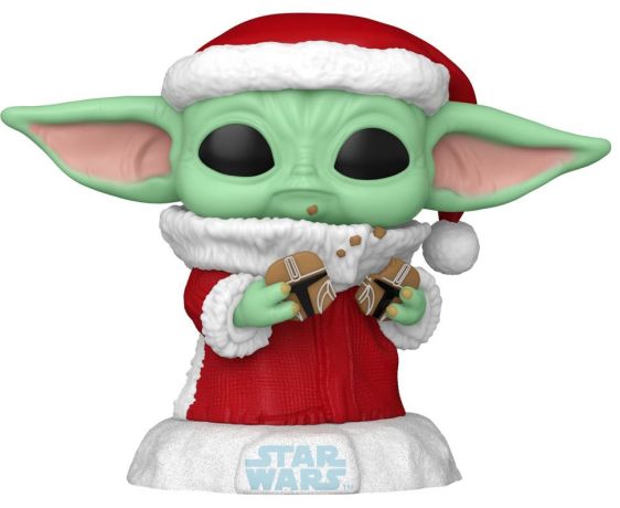 Figurine Funko Pop Star Wars : Noël #747 Grogu