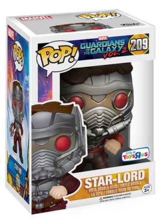 Figurine Funko Pop Les Gardiens de la Galaxie 2 [Marvel] #209 Star-Lord avec plate-forme aérodynamique