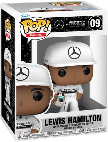 Figurine Funko Pop Formule 1 (F1) Lewis Hamilton (Combinaison blanche)