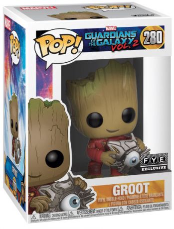 Figurine Funko Pop Les Gardiens de la Galaxie 2 [Marvel] #280 Groot avec un cyber-oeil