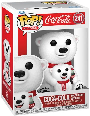 Figurine Funko Pop Icônes de Pub #241 Ours Polaire Coca-Cola