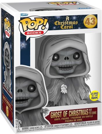 Figurine Funko Pop Le Drôle de Noël de Scrooge #43 Fantôme de Noël à venir - Glow in The Dark