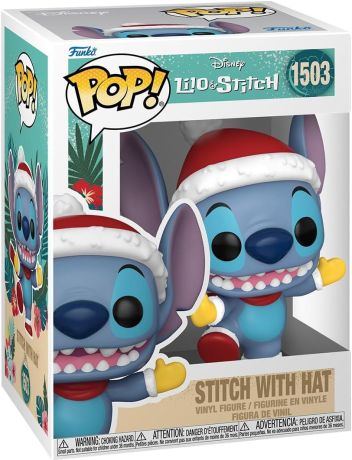 Figurine Funko Pop Lilo et Stitch [Disney] #1503 Stitch avec Bonnet