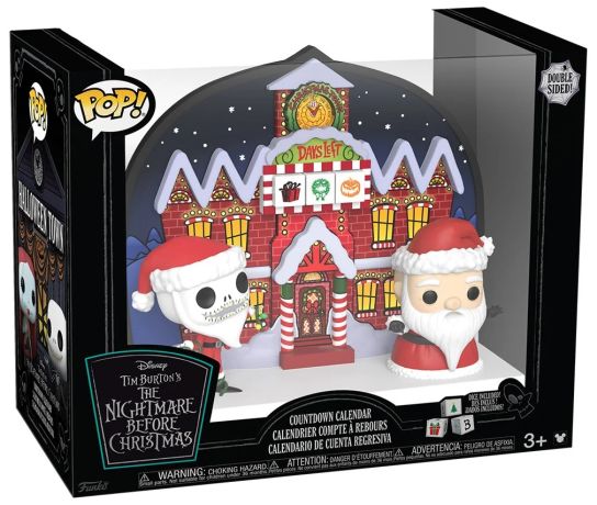 Figurine Funko Pop L'étrange Noël de M. Jack [Disney] Calendrier Compte à Rebours (Double face)