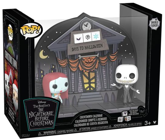 Figurine Funko Pop L'étrange Noël de M. Jack [Disney] Calendrier Compte à Rebours (Double face)