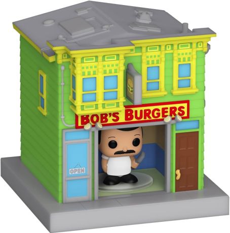 Figurine Funko Pop Bob's Burgers Bob Belcher et Bob's Burgers