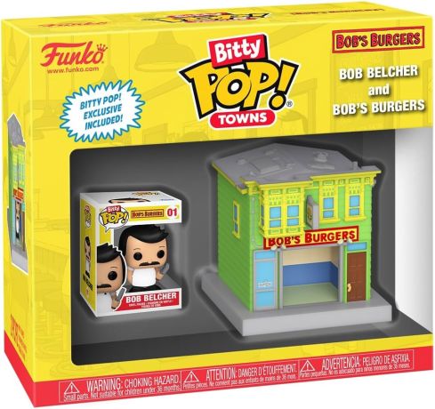 Figurine Funko Pop Bob's Burgers Bob Belcher et Bob's Burgers