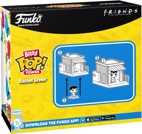 Figurine Funko Pop Friends Rachel Green et Central Perk
