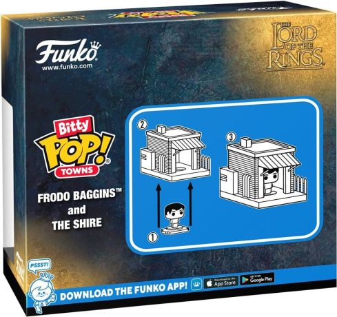 Figurine Funko Pop Le Seigneur des Anneaux Frodo Baggins et La Comté