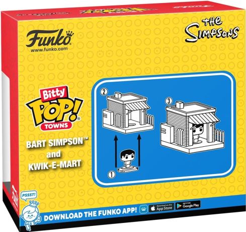 Figurine Funko Pop Les Simpson Bart Simpson et Kwik-E-Mart