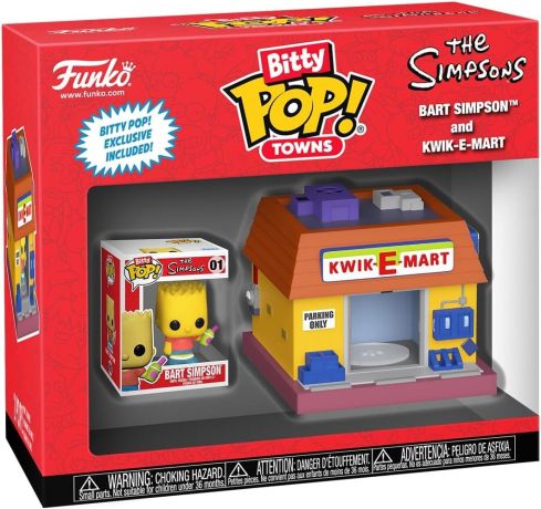 Figurine Funko Pop Les Simpson Bart Simpson et Kwik-E-Mart