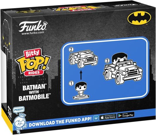 Figurine Funko Pop Batman [DC] Batman avec Bat Mobile