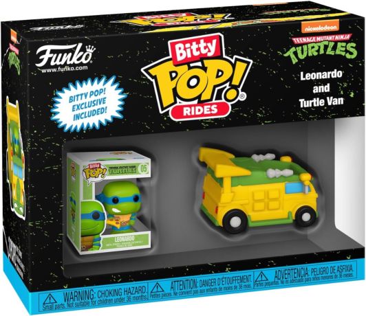Figurine Funko Pop Tortues Ninja Leonardo avec Van