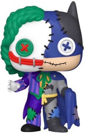 Figurine Funko Pop Batman [DC] #512 Le Joker / Batman (Patchwork)