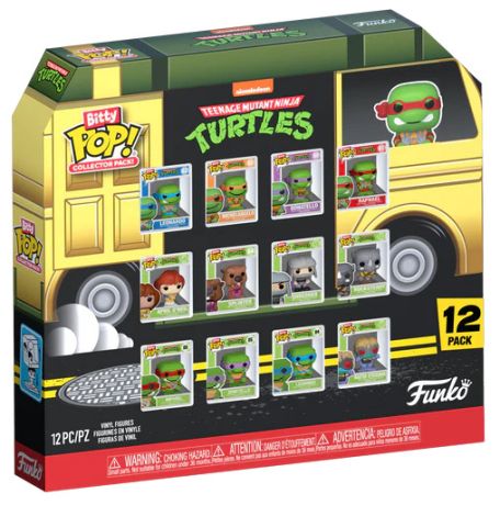 Figurine Funko Pop Tortues Ninja Bitty Pop Collector Pack 12