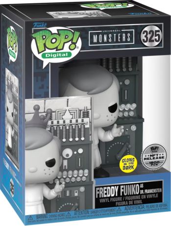 Figurine Funko Pop Universal Monsters #325 Freddy Funko en Dr. Frankenstein - Digital Pop