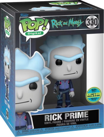 Figurine Funko Pop Rick et Morty #330 Rick Prime - Digital Pop