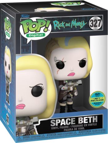 Figurine Funko Pop Rick et Morty #327 Beth de l'Espace - Digital Pop