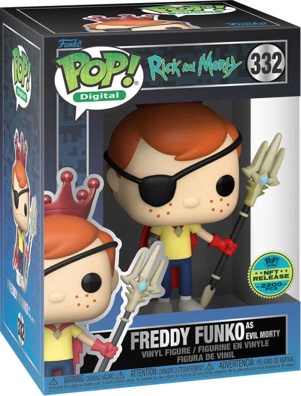 Figurine Pop Rick et Morty #332 pas cher : Freddy Funko en Méchant ...