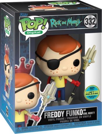Figurine Funko Pop Rick et Morty #332 Freddy Funko en Méchant Morty - Digital Pop