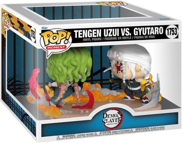 Figurine Funko Pop Demon Slayer #1753 Tengen Uzui vs Gyutaro - Moment