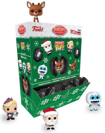 Figurine Funko Pop Rudolphe le renne au nez rouge (1964) Pocket Pop Mystère