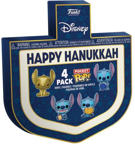 Figurine Funko Pop Lilo et Stitch [Disney] Joyeux Hanukkah Pocket - Pack
